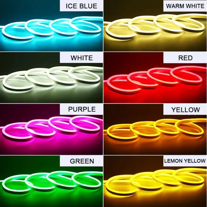 6*12mm Flexible Silicone Neon Tube LED Silicon Tube for Decoration