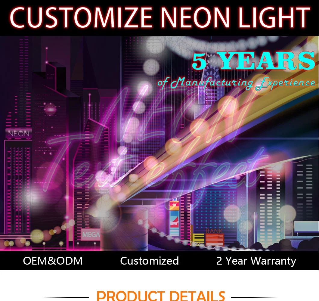 Drop Shipping China Factory Birthday Party Decor LED Neon Light
