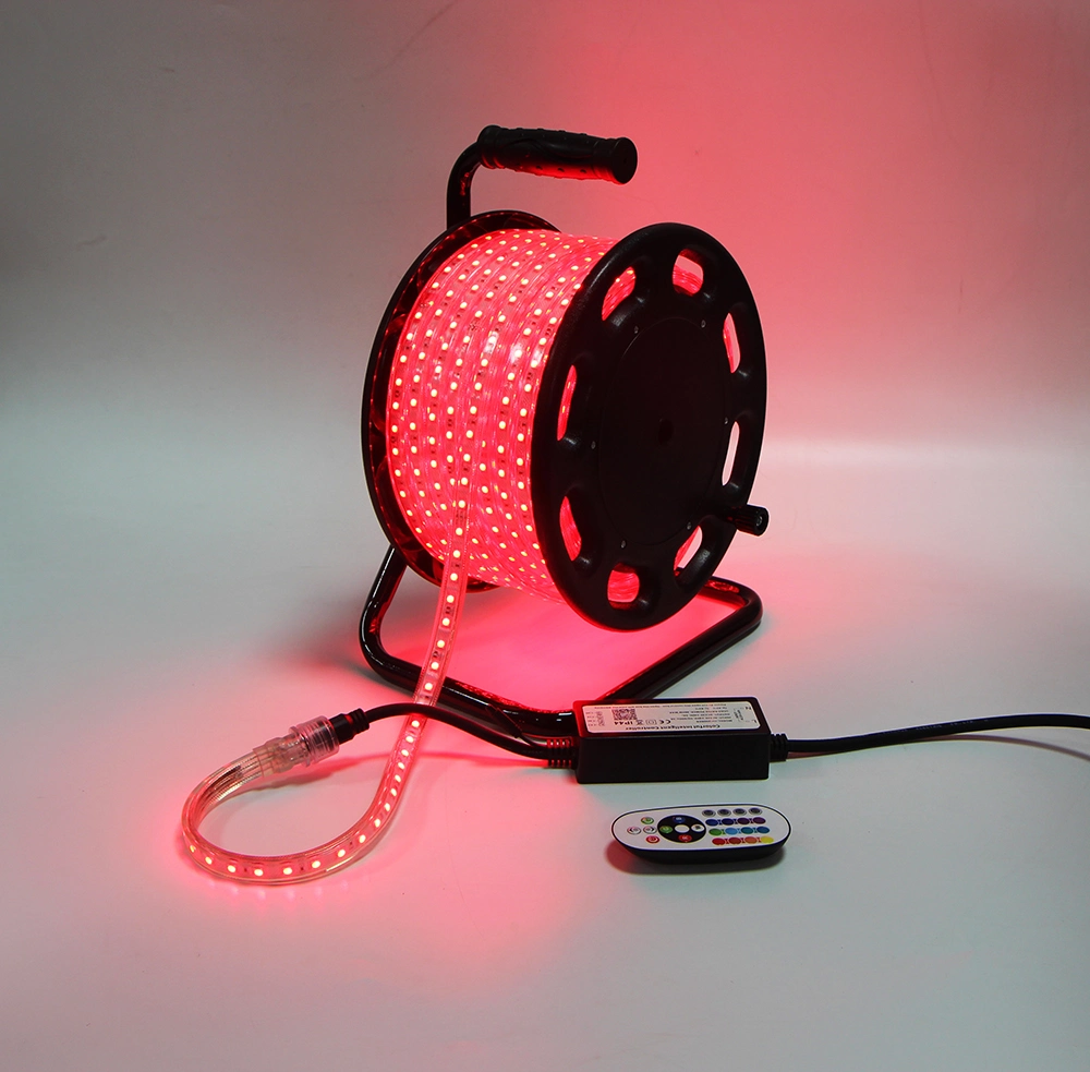 CE AC230V RGB LED Strip 25m Portable Kit for Garden Light Party Light