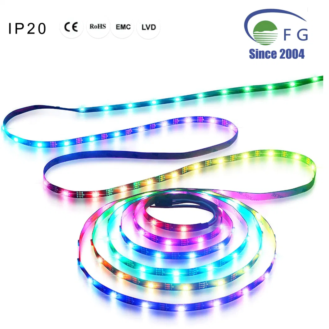 10m 5050 RGB Color Changing Rope Lights Flexible LED Strip Light Kit with 44key IR Remote Controller &amp; Power Adapter for Halloween, Thanksgiving, Christmas Day