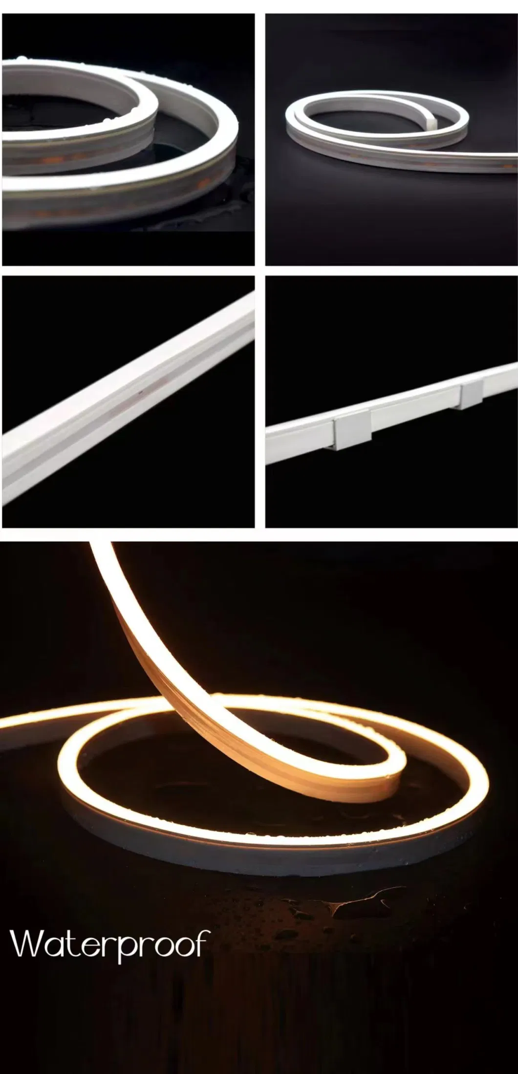 OEM Waterproof Neon Rope Lights Flexible LED Neon Strip for Lighting Decoration
