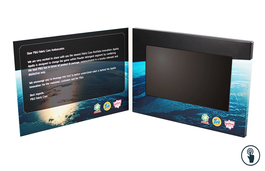 Chinese Factory Price 7inch Custom LCD Video Mailer for Lauching New Product