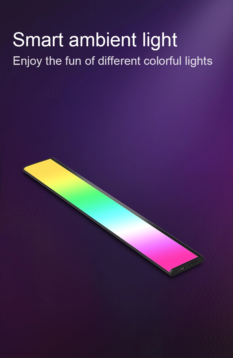 Bluetooth Color Smart Light Bar for Entertainment Decoration RGB LED Neon Light