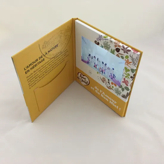 Creative Custom Design 5inch LCD Video Mailer for Lauching Your Product