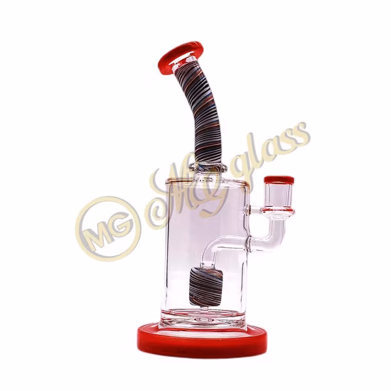 New Product Glass Smoking Water Pipe Glass Bubbler Multicolored